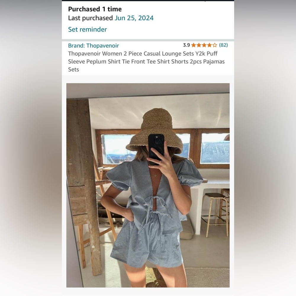 Adorable 2-piece Lounge Set - Size Medium — Never Worn